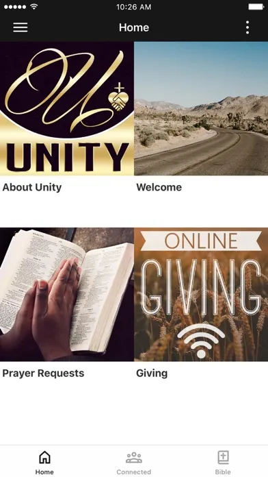 Tangkapan skrin UNITY CHRISTIAN FELLOWSHIP