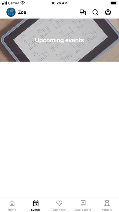 Zoe Gospel Center App سکرین شاٹس
