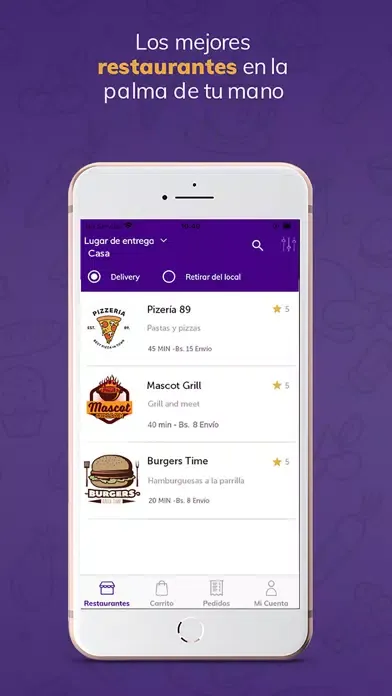 Screenshot di Ave Delivery