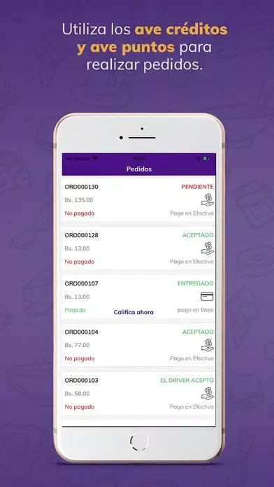 Screenshot di Ave Delivery