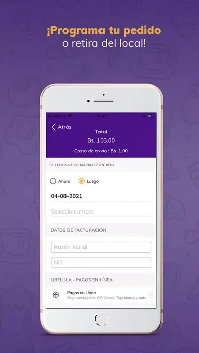 Screenshot di Ave Delivery