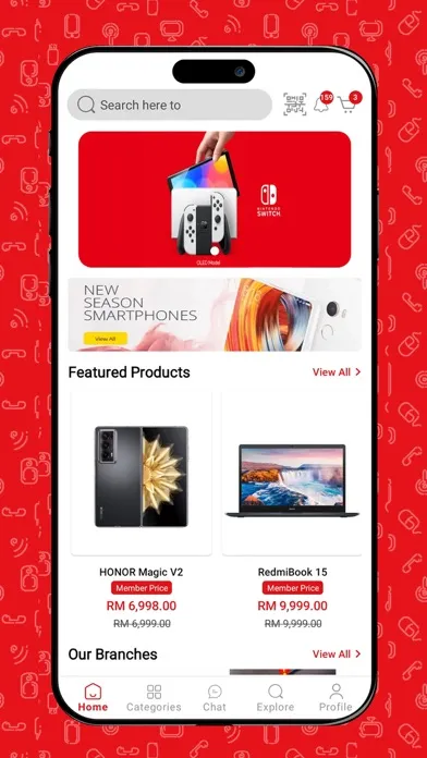 Capturas de tela do GoGo Mall