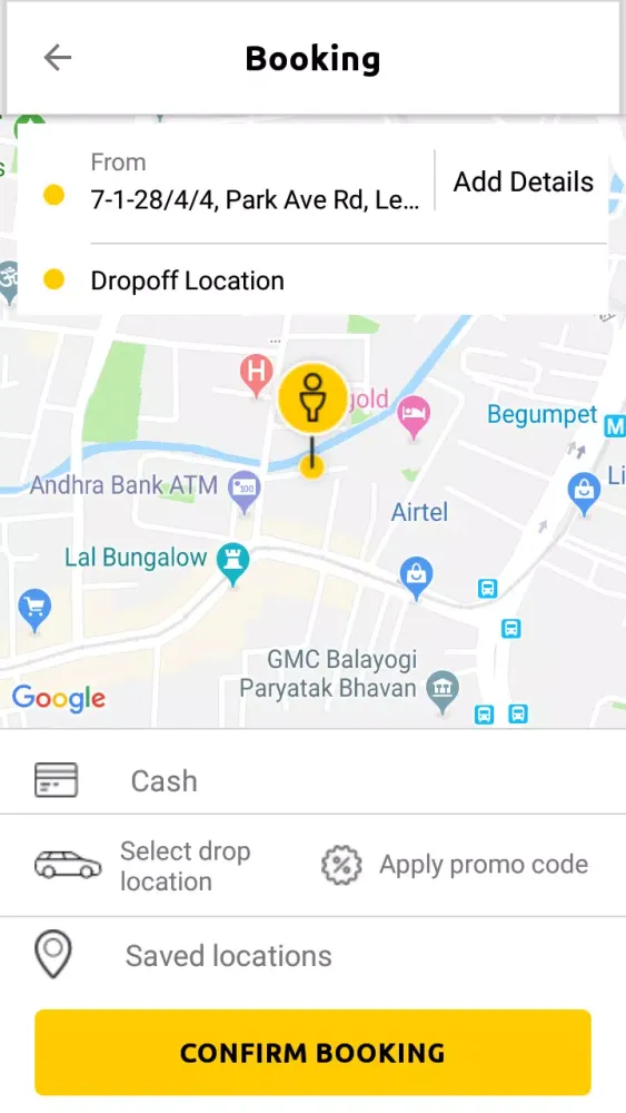 Tangkapan skrin Ontime Customer