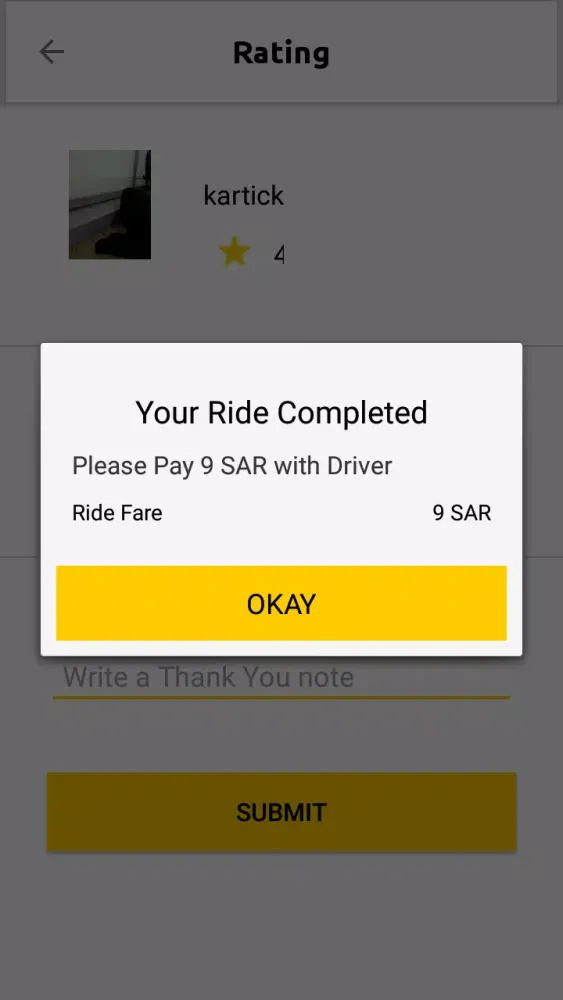 Tangkapan skrin Ontime Customer