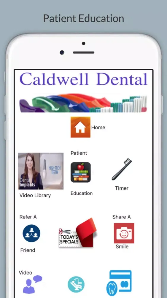 Caldwell Dental Screenshots