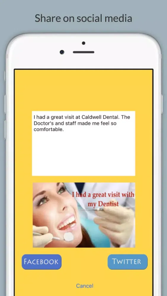 Caldwell Dental Screenshots
