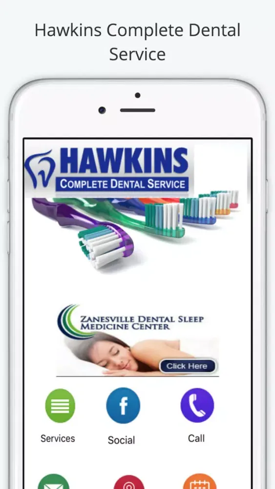 Ảnh chụp màn hình của Hawkins Complete Dental Service