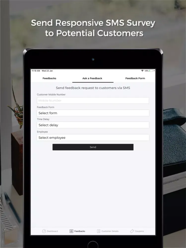 Customer Survey App iPad 應用截圖