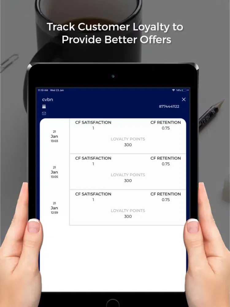 Customer Survey App iPad 應用截圖