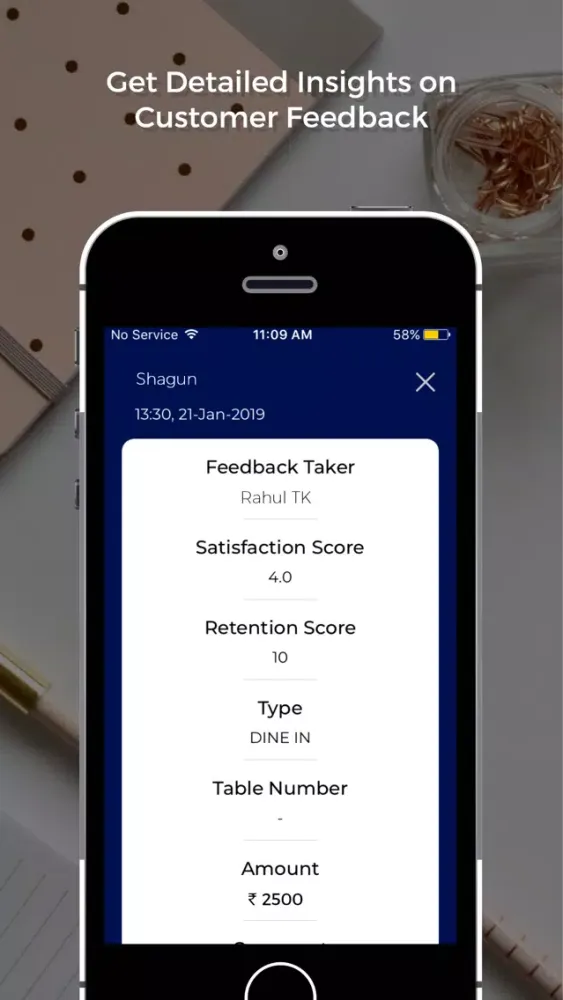 Customer Survey App應用截圖