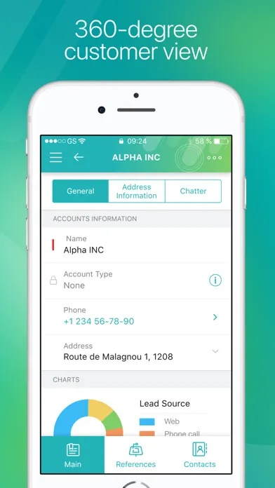 CT Mobile for Salesforce Ekran Görüntüleri