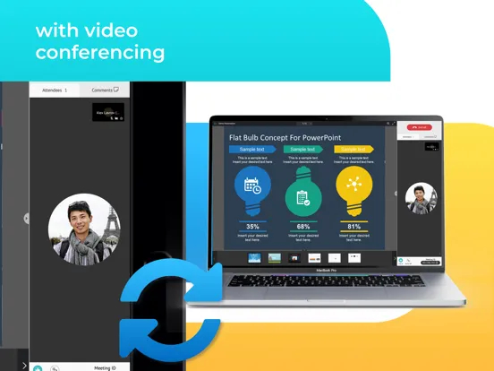 Capturas de tela do CT Presenter iPad 