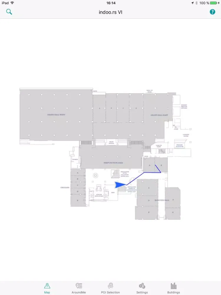 Скриншоты LowViz Guide Indoor Navigation iPad 