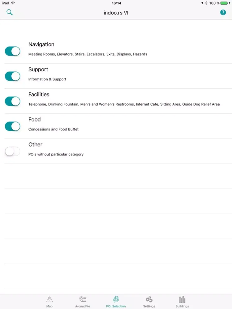 Скриншоты LowViz Guide Indoor Navigation iPad 