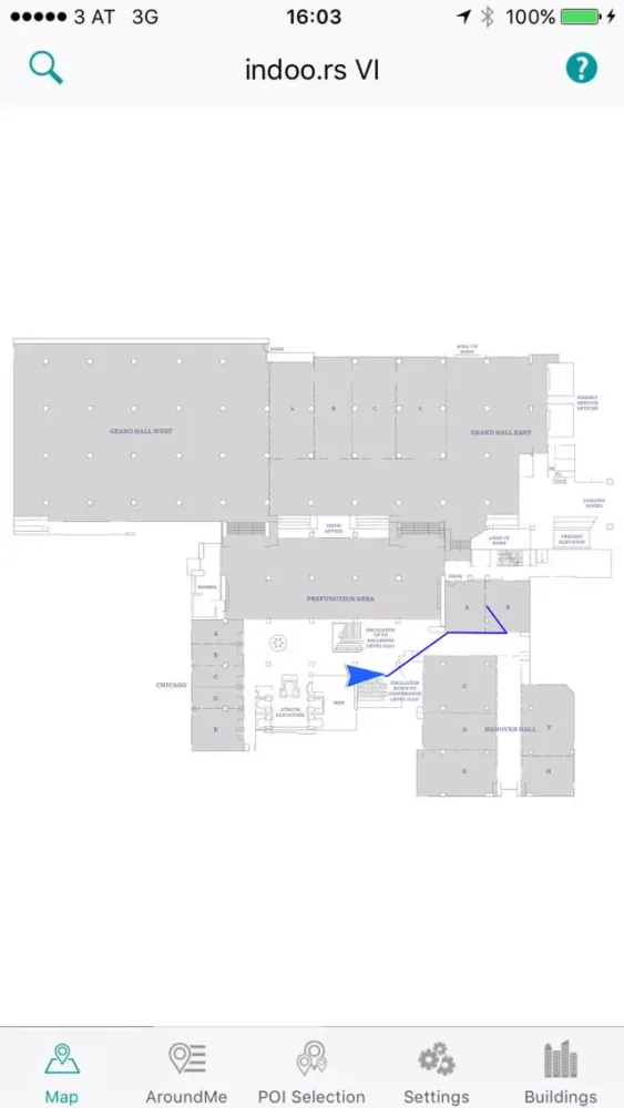 Скриншоты LowViz Guide Indoor Navigation