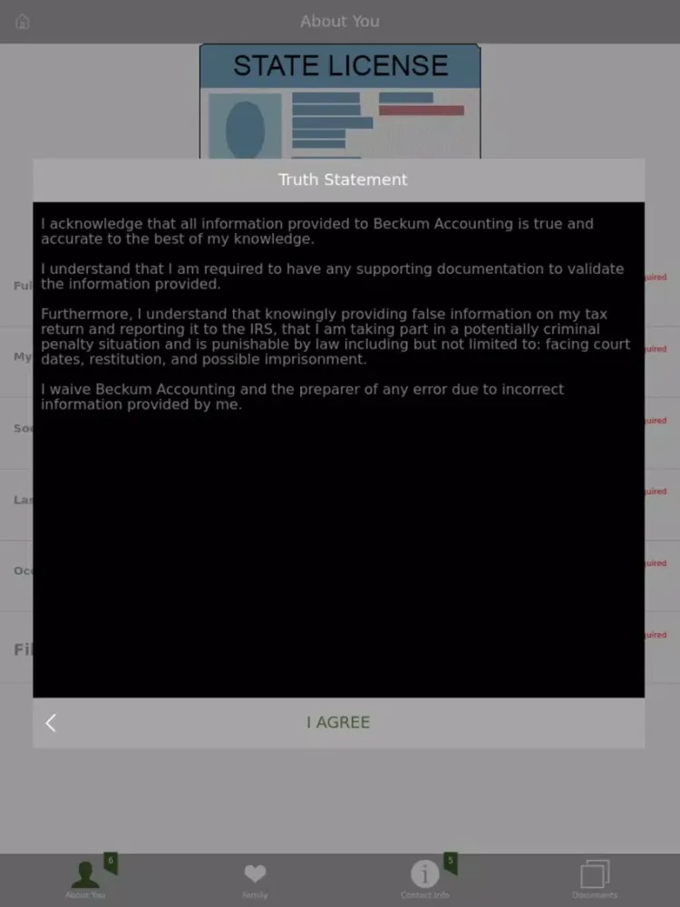 Captures d'écran de Beckum Accounting Tax iPad 