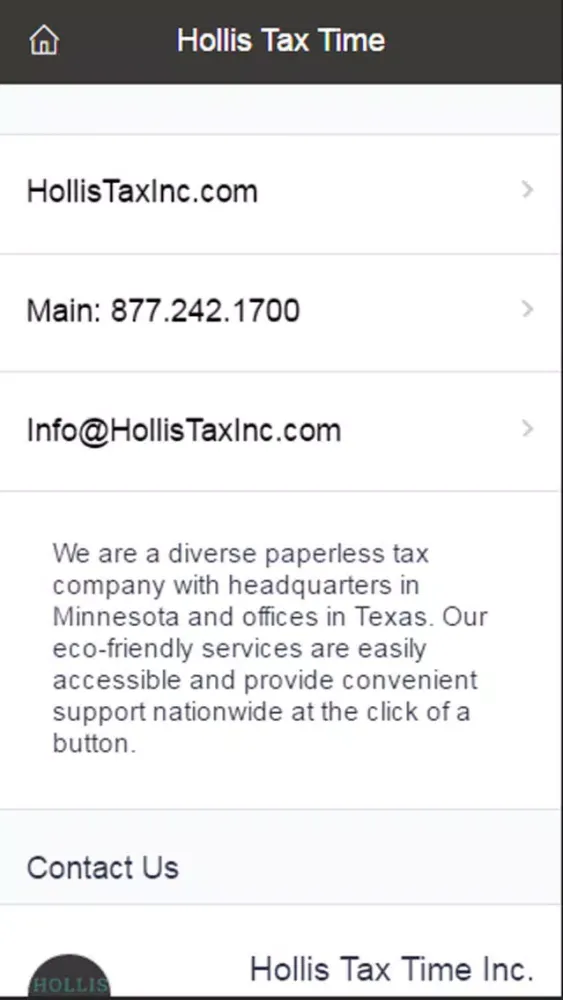 Hollis Tax Time应用截图