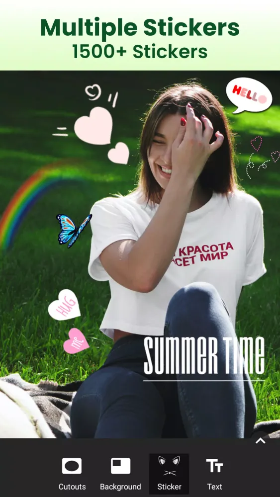 Capturas de tela do Cut & Paste Photo Editor
