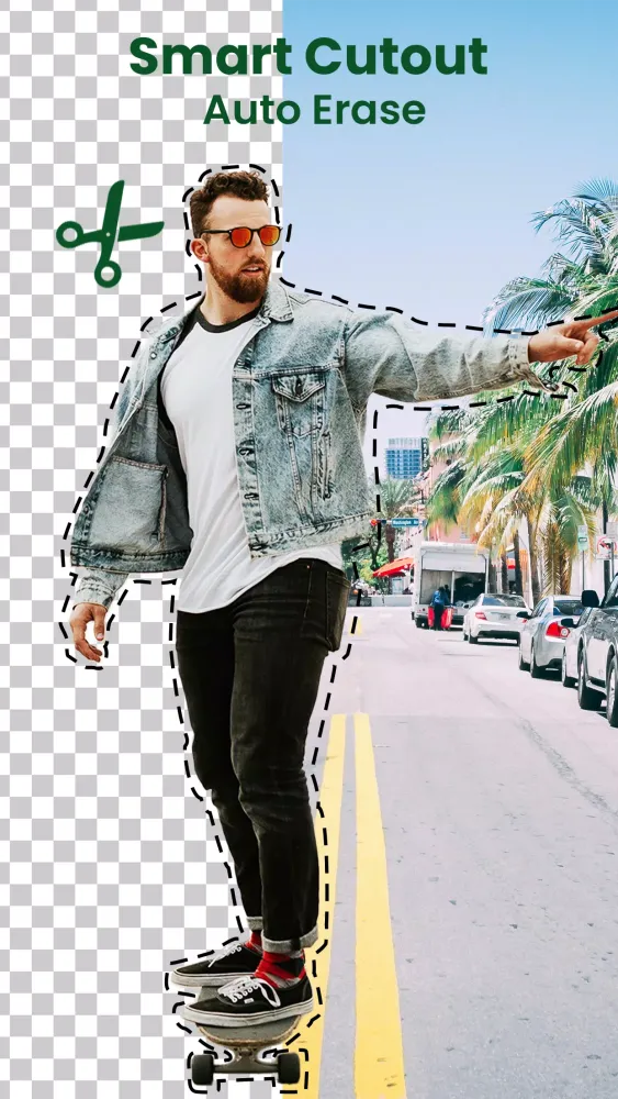 Capturas de tela do Cut & Paste Photo Editor