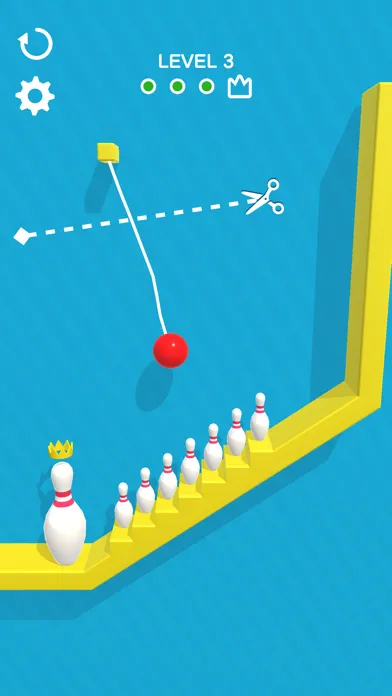 Скриншоты Rope Bowling