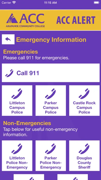 ACC ALERT - Arapahoe Screenshots