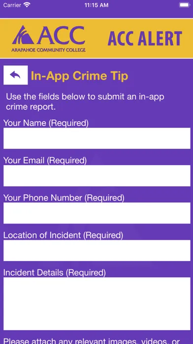 ACC ALERT - Arapahoe Screenshots