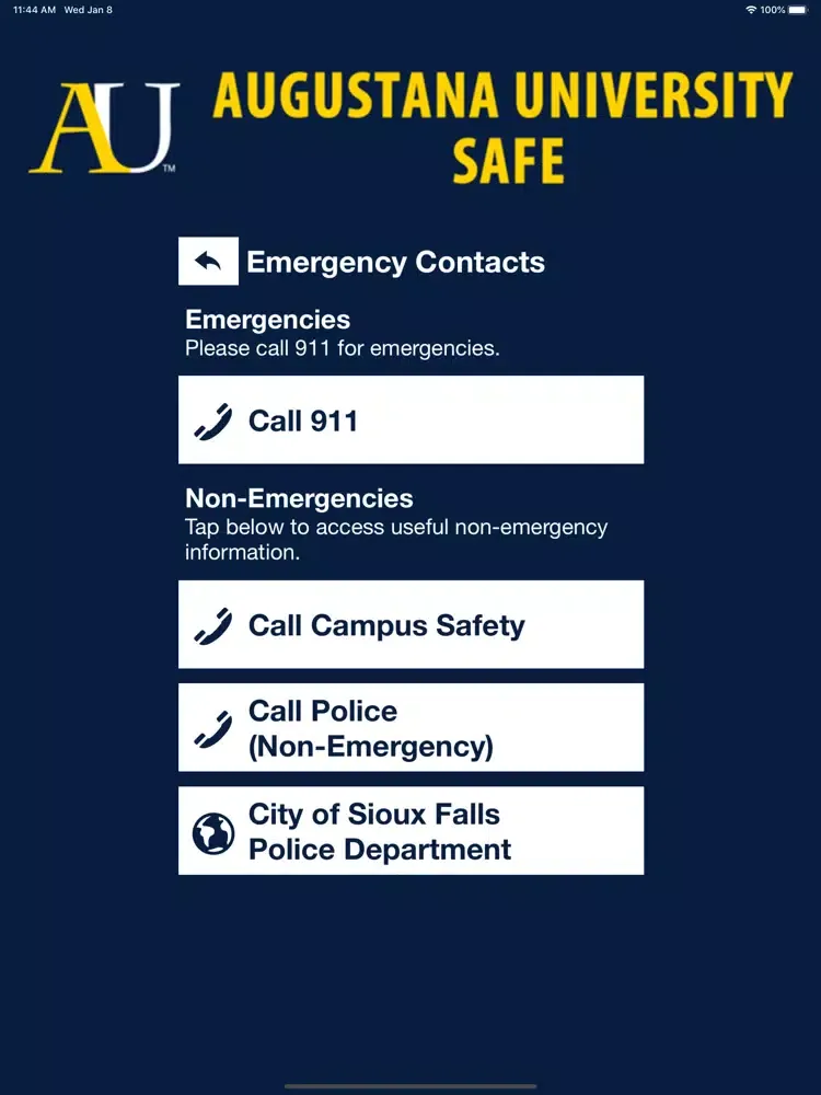 Augustana Safe iPad  স্ক্রিনশট