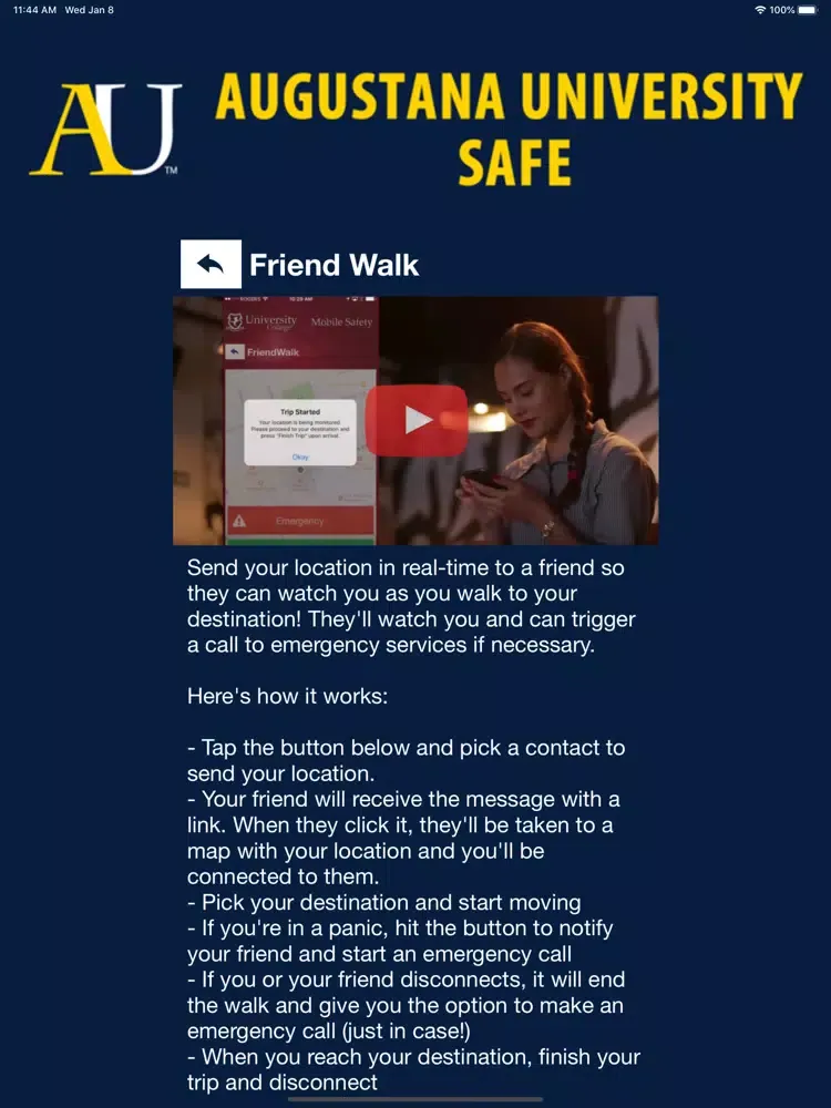 Augustana Safe iPad  স্ক্রিনশট