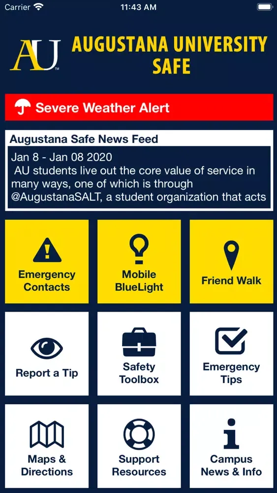 Augustana Safe স্ক্রিনশট