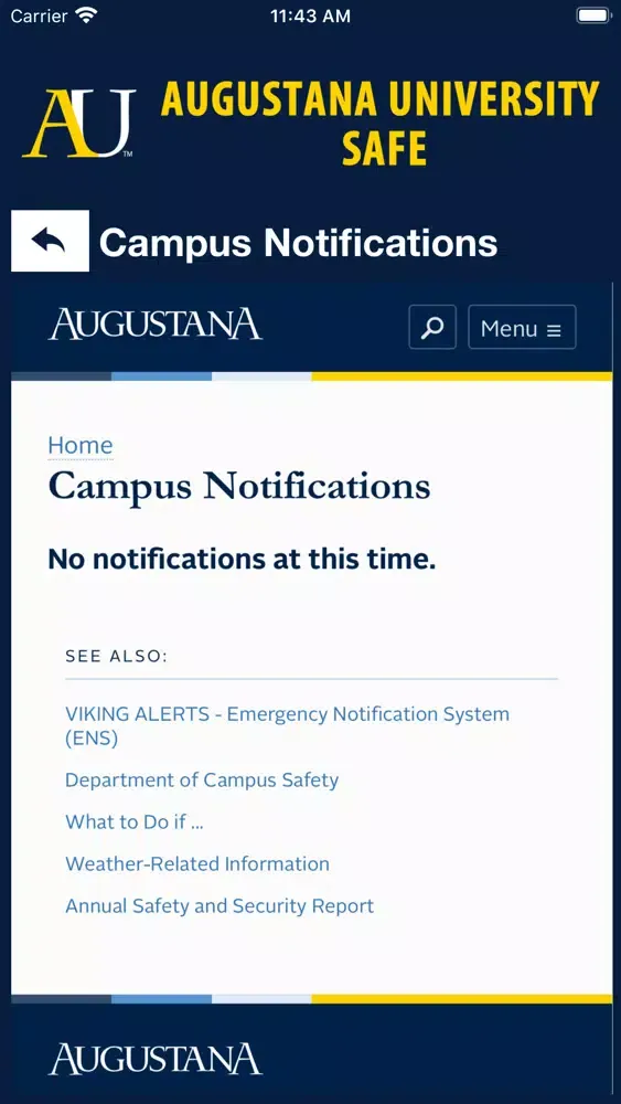 Augustana Safe স্ক্রিনশট