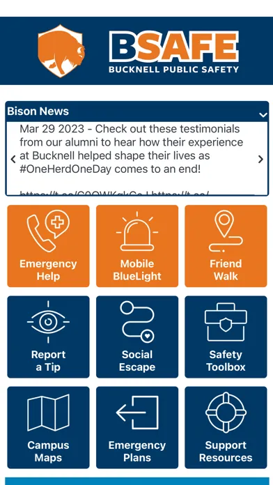 صور BSAFE- Bucknell U's Safety App