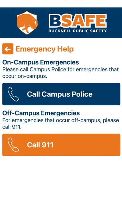 صور BSAFE- Bucknell U's Safety App