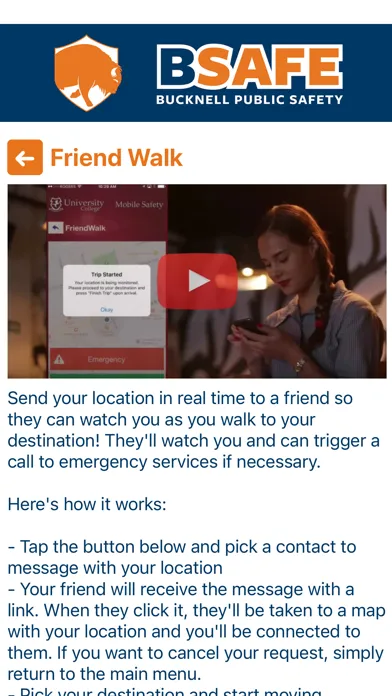صور BSAFE- Bucknell U's Safety App