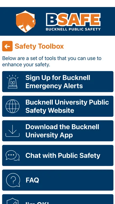 صور BSAFE- Bucknell U's Safety App