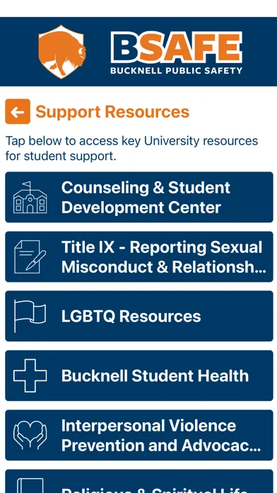 صور BSAFE- Bucknell U's Safety App