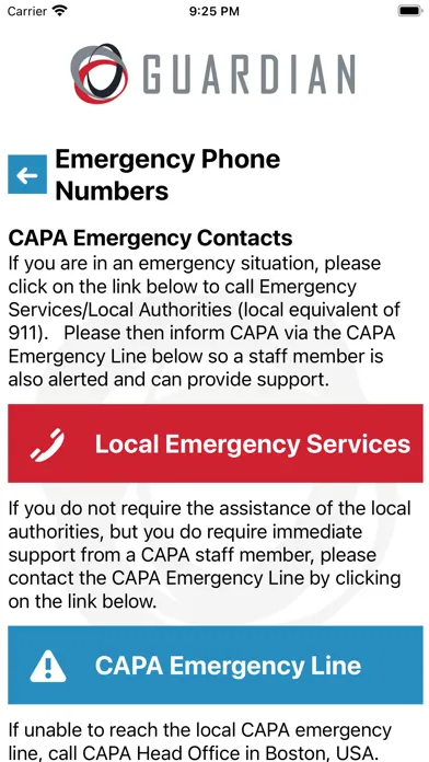 CAPA Guardian স্ক্রিনশট