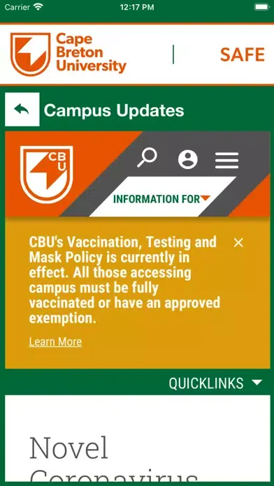 CBU SAFE স্ক্রিনশট