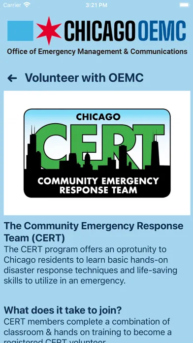 Chicago OEMC স্ক্রিনশট