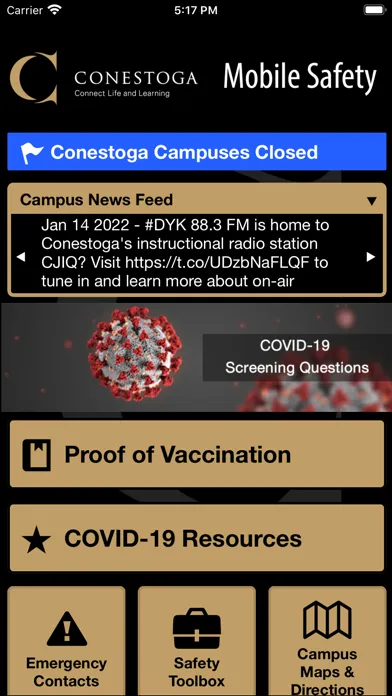 Скриншоты Conestoga Mobile Safety