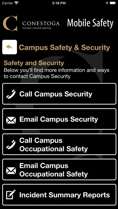 Скриншоты Conestoga Mobile Safety