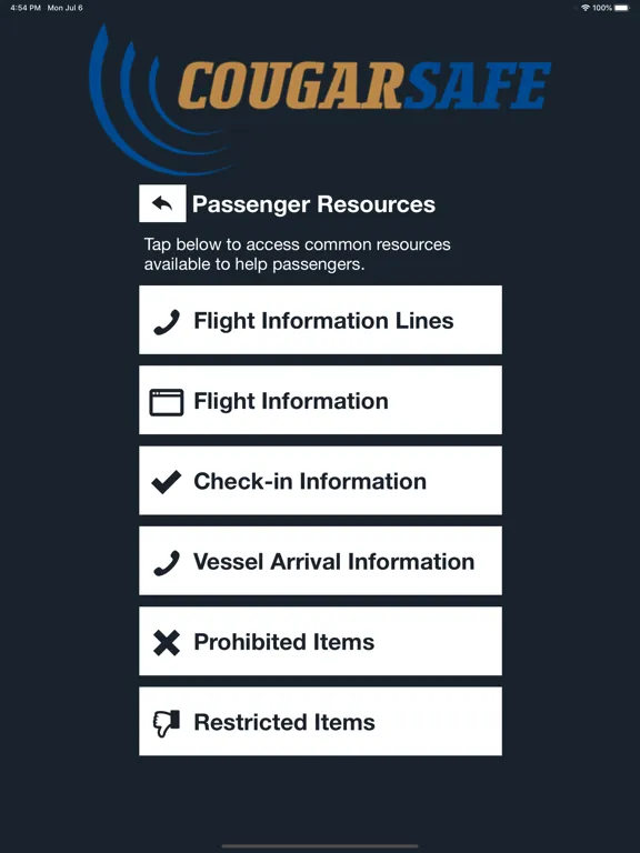 Cougar Safe iPad  سکرین شاٹس