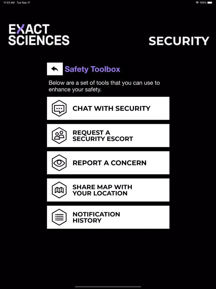 Exact Security iPad  স্ক্রিনশট