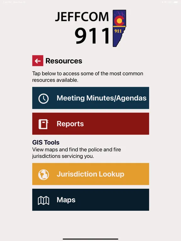 Jeffcom 911 iPad 應用截圖