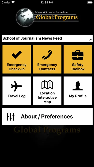 TravelSafe - Global Programs Screenshots