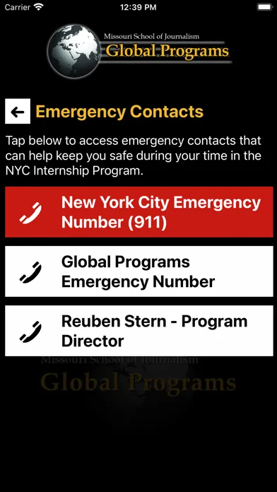 TravelSafe - Global Programs Screenshots