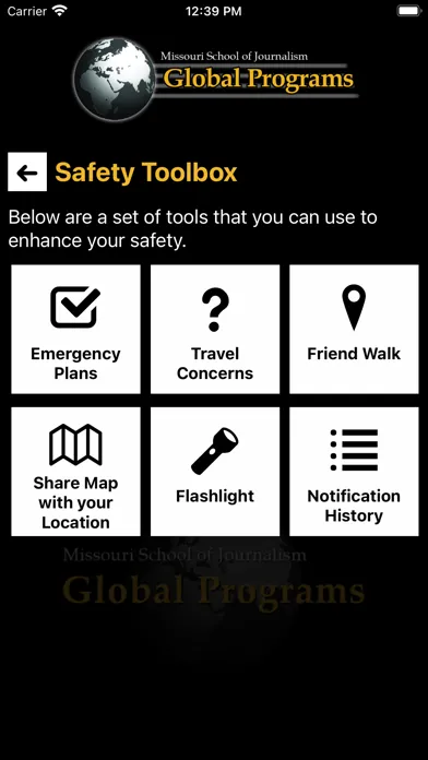 TravelSafe - Global Programs Screenshots