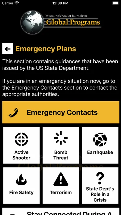 TravelSafe - Global Programs Screenshots