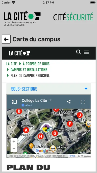 Captures d'écran de Cité Sécurité