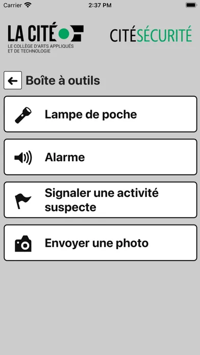 Captures d'écran de Cité Sécurité