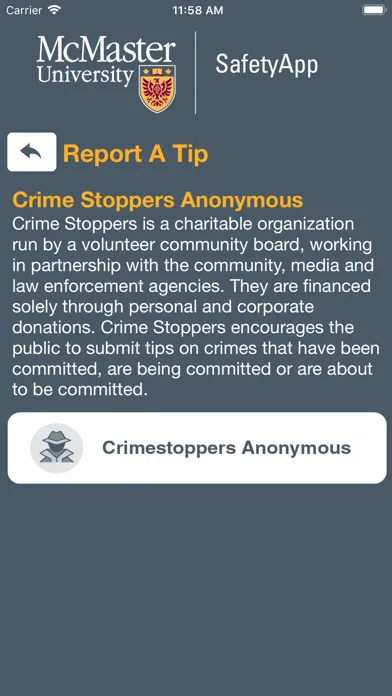 Capturas de pantalla de McMaster SafetyApp